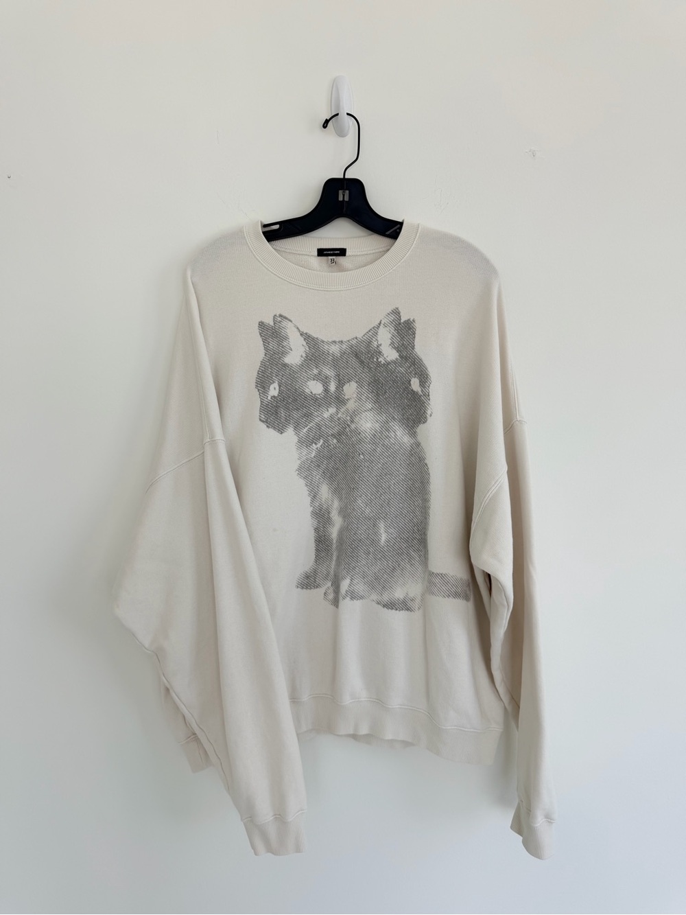 R13 Cream Crewneck Sweatshirt